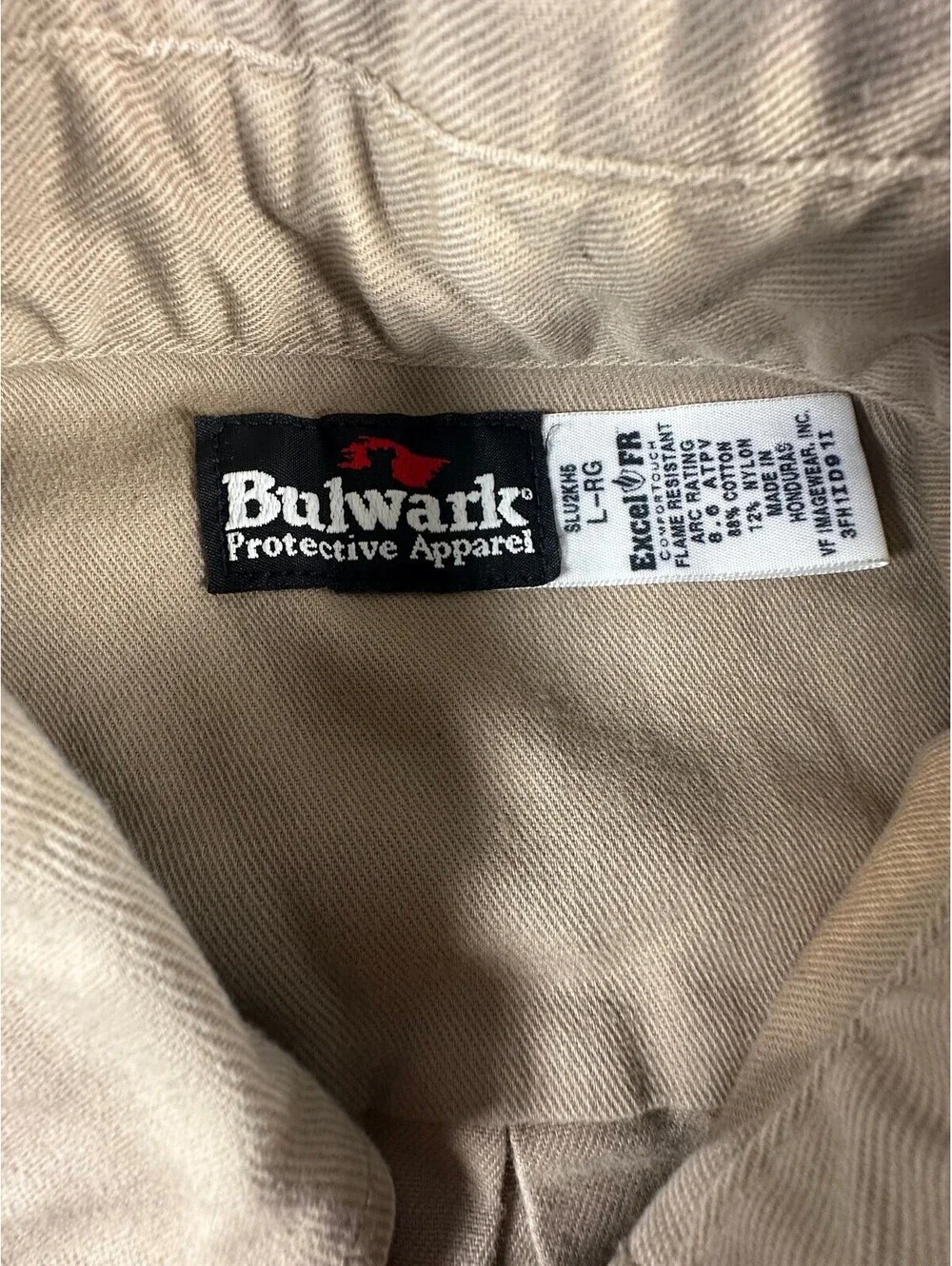bulwark | Shirts | Bulwark Fr Excel Fr Flame Resistant Work Shirt Khaki ...